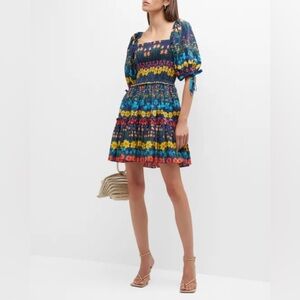 Cara Cara Lenny dress size small floral smocked